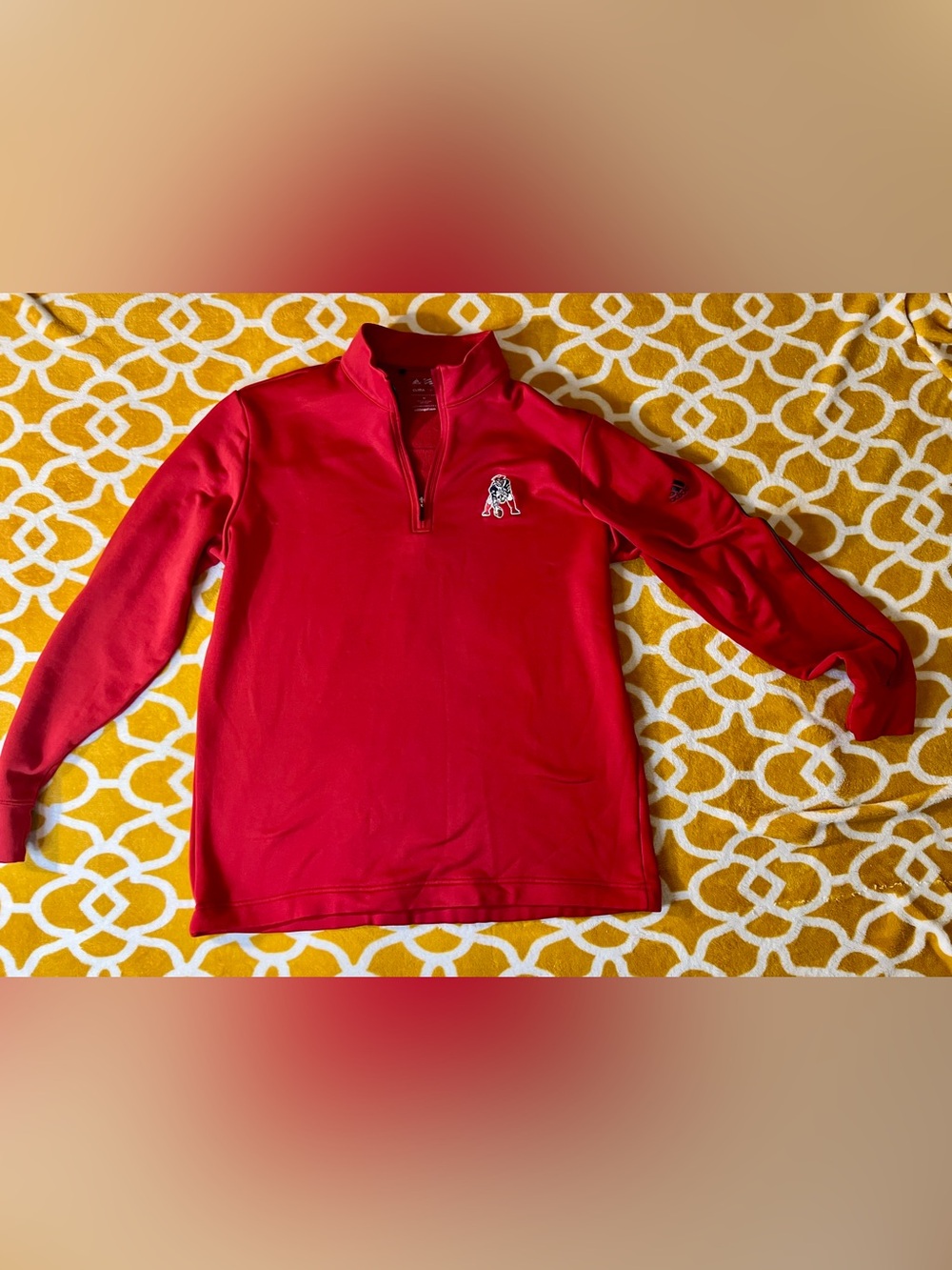 Adidas New England Patriots "Pat Patriot" quarter-zip pullover